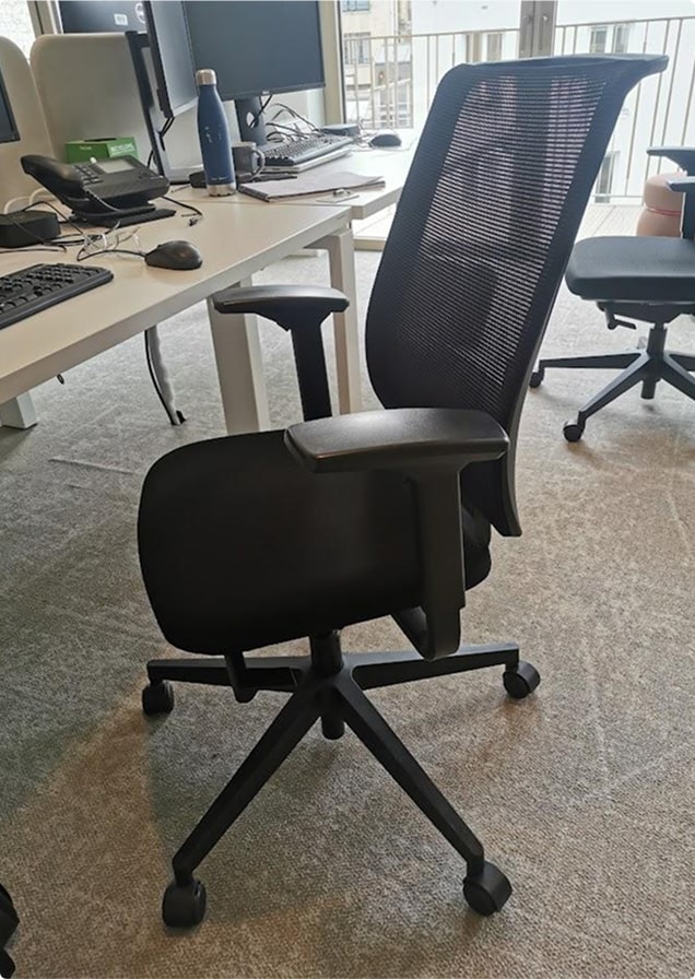 Fauteuil en mauvais état